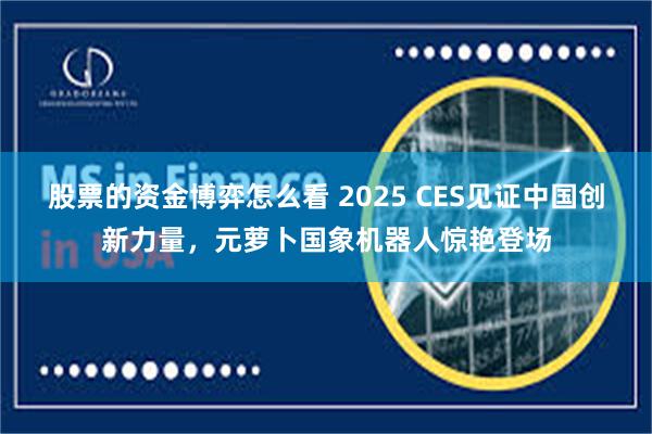 股票的资金博弈怎么看 2025 CES见证中国创新力量，元萝卜国象机器人惊艳登场